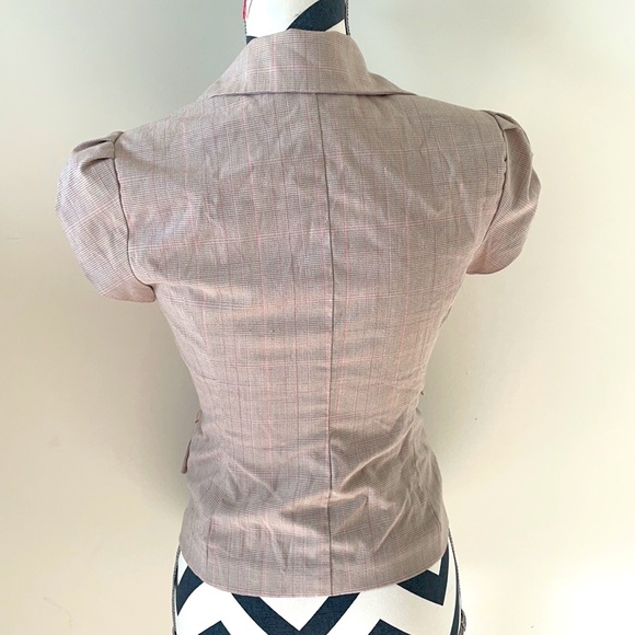 Rampage Plaid Blazer - Picture 4 of 5